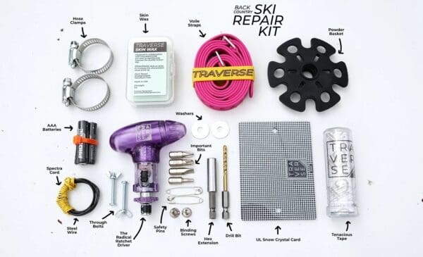 Backcountry Ski Repair Kit